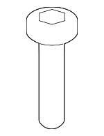 99163137700 - Electrical: Rear Cover Screw for Porsche: 718 Boxster, 718 Cayman, 718 Spyder, 911, Boxster, Cayman Image