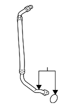 887040E410 - HVAC: Suction Hose for Lexus Image