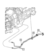52079878AB - Cooling: Supply &amp; Return Tube &amp; Hose for Mopar Image image
