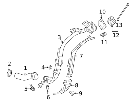 Fuel System Components for 2018 Kia Niro #1