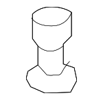 817043J000 - Fuel System: Filler Neck Clip for Kia: Niro, Niro EV, Rio Image