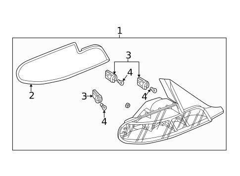 Tail Lamps for 2001 BMW Z3 #0