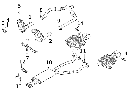 Exhaust Components for 2024 Lincoln Aviator #0