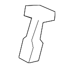 82144SDAA01ZA - Body: Headrest Guide for Honda: Accord, Accord Crosstour, Civic, Clarity, Crosstour, Insight, Pilot Image