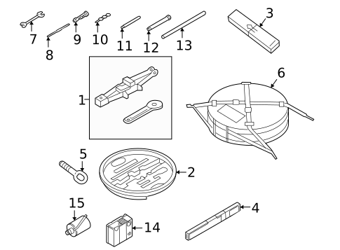 Jack & Components for 2023 Audi e-tron GT #0