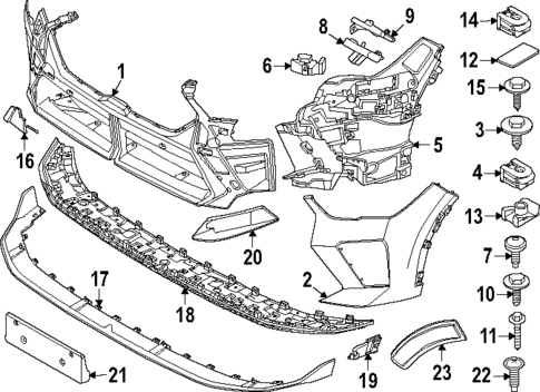 Bumper & Components - Front for 2024 BMW X2 #1