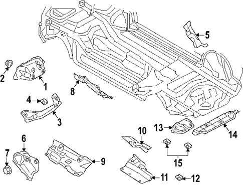Heat Shields for 2025 Audi Q7 #1