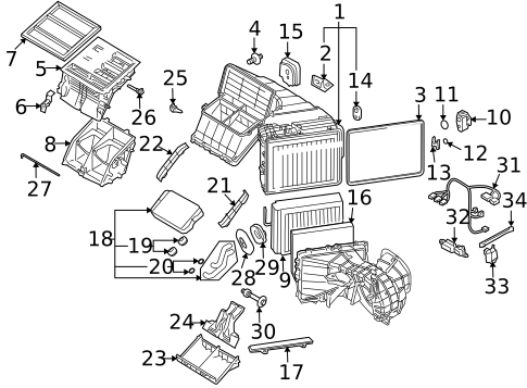 HVAC Case for 2013 Audi Q7 #0