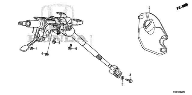 Steering Column for 2012 Honda Odyssey #0