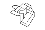 84487T43J00ZA - Body: Lower Gate Trim Bracket for Honda Image