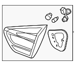 924031W070 - : Backup Lamp Assembly for Kia: Rio Image