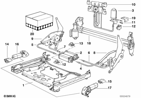 Front Seat for 1992 BMW 535i #3