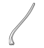 6787450040 - Body: Rear Weather-Strip for Lexus: LS460, LS600h Image