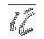 4635S3MA00ZZ - : Hinge Pillar for Acura: CL Image