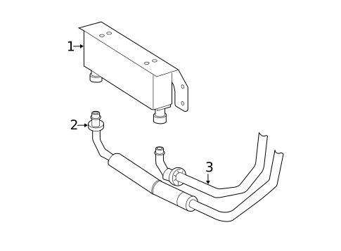 Engine Oil Cooler for 1996 Chevrolet Express 3500 #0