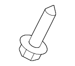 C2C32665010 - Body: Wheelhouse Liner Bolt for Jaguar Image