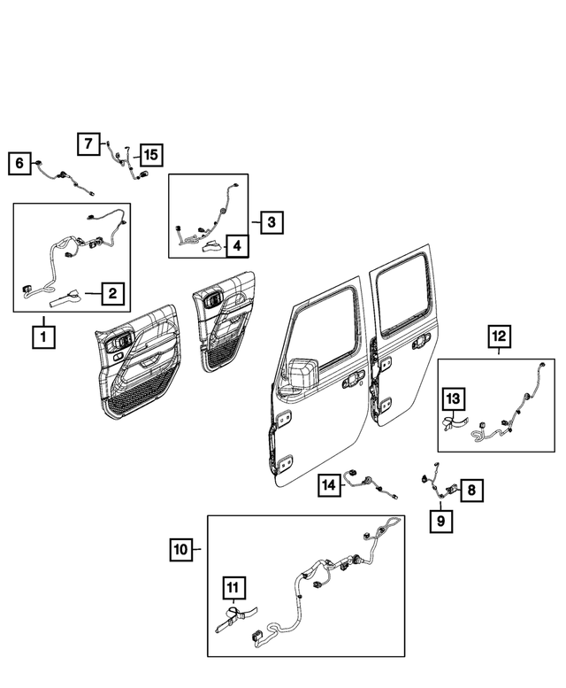 68349628AC - Electrical: Front Door Check for Mopar Image