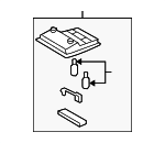 8126060350A0 - Body: Map Lamp Assembly for Lexus: LX570 Image