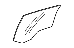2127351600 - Body: Movable Glass for Mercedes-Benz Image