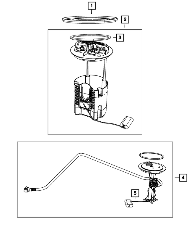 5145583AE - Fuel: Fuel Pump/level Unit Module Kit, Primary for Mopar Image image
