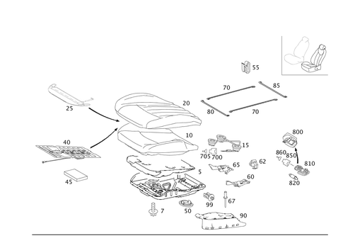 Left Seat for 2007 Mercedes-Benz CLS550 #0