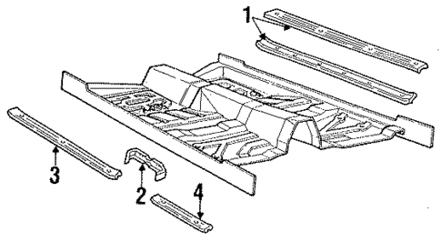 Interior Trim - Pillars for 1984 Lincoln Town Car #1