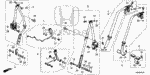 81422TE0A01ZA - Interior/Bumper: BOLT, CAP *NH167L* (GRAPHITE BLACK) for Honda Image
