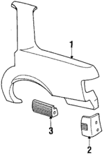 20445941 - Body: Outer Panel for Pontiac: Grand Am Image