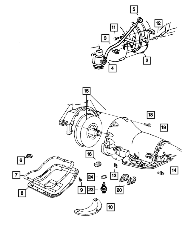 52107769AE - Automatic Transmission 4 Speed: Transmission Fluid Level Indicator for Mopar Image