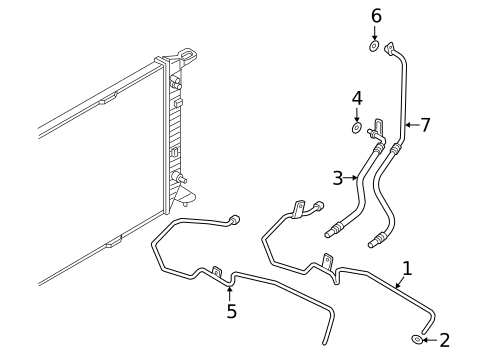Trans Oil Cooler for 2025 Porsche Macan #0