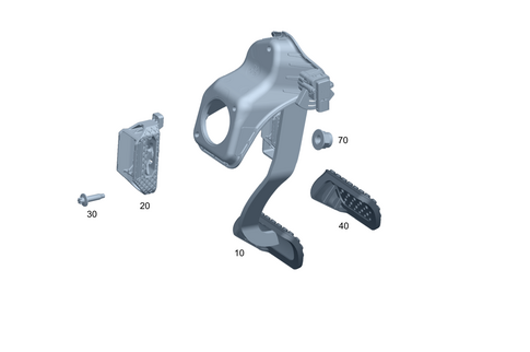 Pedal Assembly with Bearing for 2026 Mercedes-Benz AMG GT 55 #0