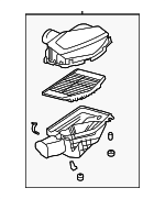 28121J6100 - Engine: Air Cleaner Assembly for Kia Image