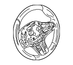 32308008184 - Steering: Steering Wheel for BMW: 530e, 530e xDrive, 530i, 530i xDrive, 540d xDrive, 540i, 540i xDrive, 640i xDrive Gran Turismo, 740e xDrive, 740i, 740i xDrive, 745e xDrive, 750i, 750i xDrive, 840i, 840i Gran Coupe, 840i xDrive, 840i xDrive Gran Coupe, M550i xDrive, M760i xDrive, M8, M8 Gran Coupe, M850i xDrive, M850i xDrive Gran Coupe, X5, X6, X7 Image