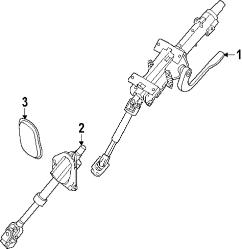 Steering Column Assembly for 2025 Volkswagen ID. Buzz #0