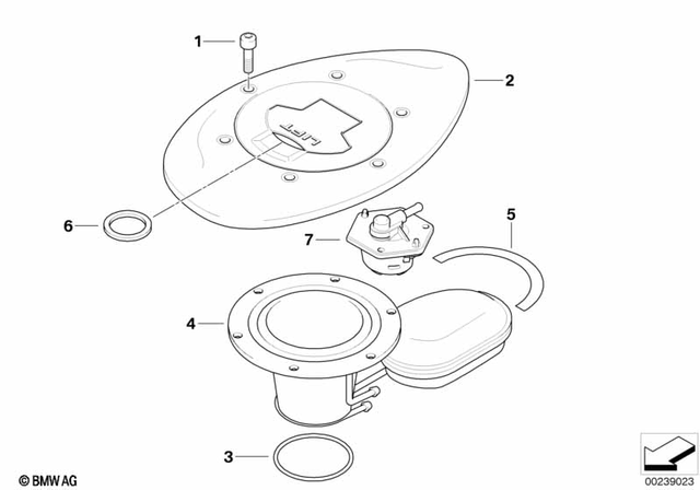 7129904329 - Fuel Supply: Torx Bolt - M5X28-A2-70 for BMW-Motorrad Image