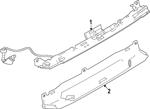 High Mounted Stop Lamp for 2025 Volvo EX90 #0