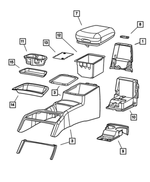 QP97WL5AA - Instrument Panel and Radios and Consoles: Console Panel for Mopar Image