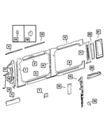 1HC76NCVAA - Interior Trim: Panel, Left for Mopar Image