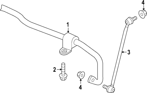Stabilizer Bar & Components for 2025 Volkswagen GTI #1
