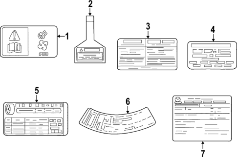 Labels for 2023 Mazda CX-50 #0