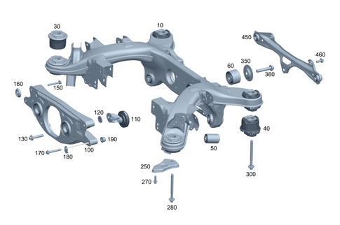 Rear Axle Carrier for 2024 Mercedes-Benz GLC43 AMG #0