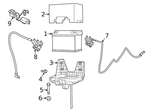 Battery for 2019 Fiat 500 #0