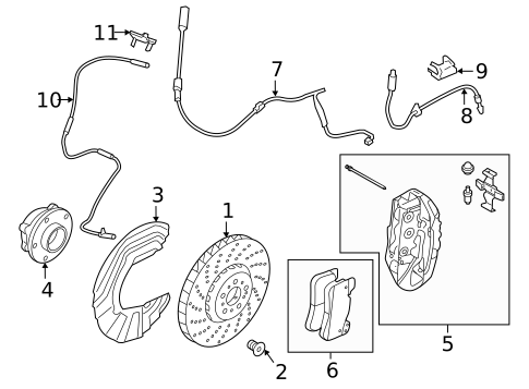 Front Brakes for 2023 BMW M4 #0