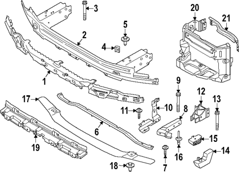 Bumper & Components - Front for 2018 BMW M5 #0