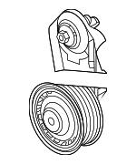 LR146863 - Cooling System: Idler Pulley for Land-Rover Image