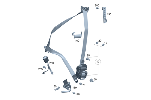 Seat Belt for 2024 Mercedes-Benz E350 #0