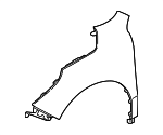 60210TZ5A91ZZ - Body: Fender for Acura Image