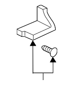 74291TZ5A11ZA - Body: Lower Pad for Acura Image