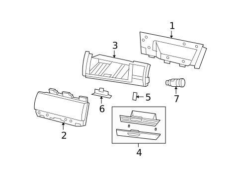 Glove Box for 2010 Dodge Grand Caravan #0