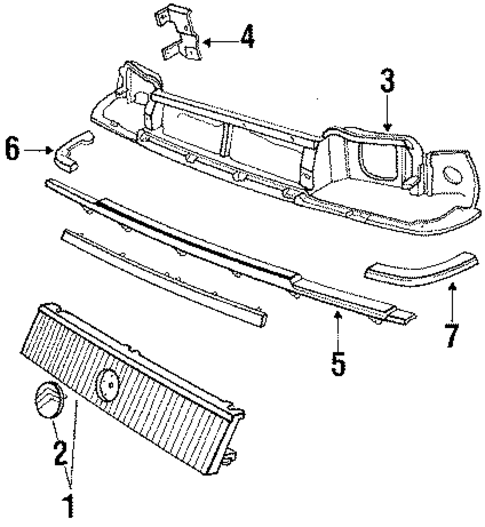 Front Panel for 1990 Mercury Topaz #0